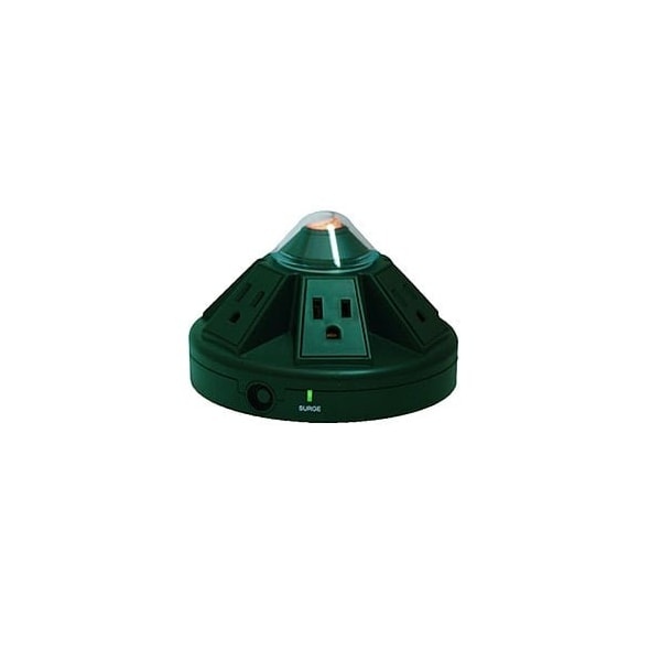 Electriduct POWRAMID Surge Protector - 5 Ft Cord (Green) PD-KP-5-GN - main